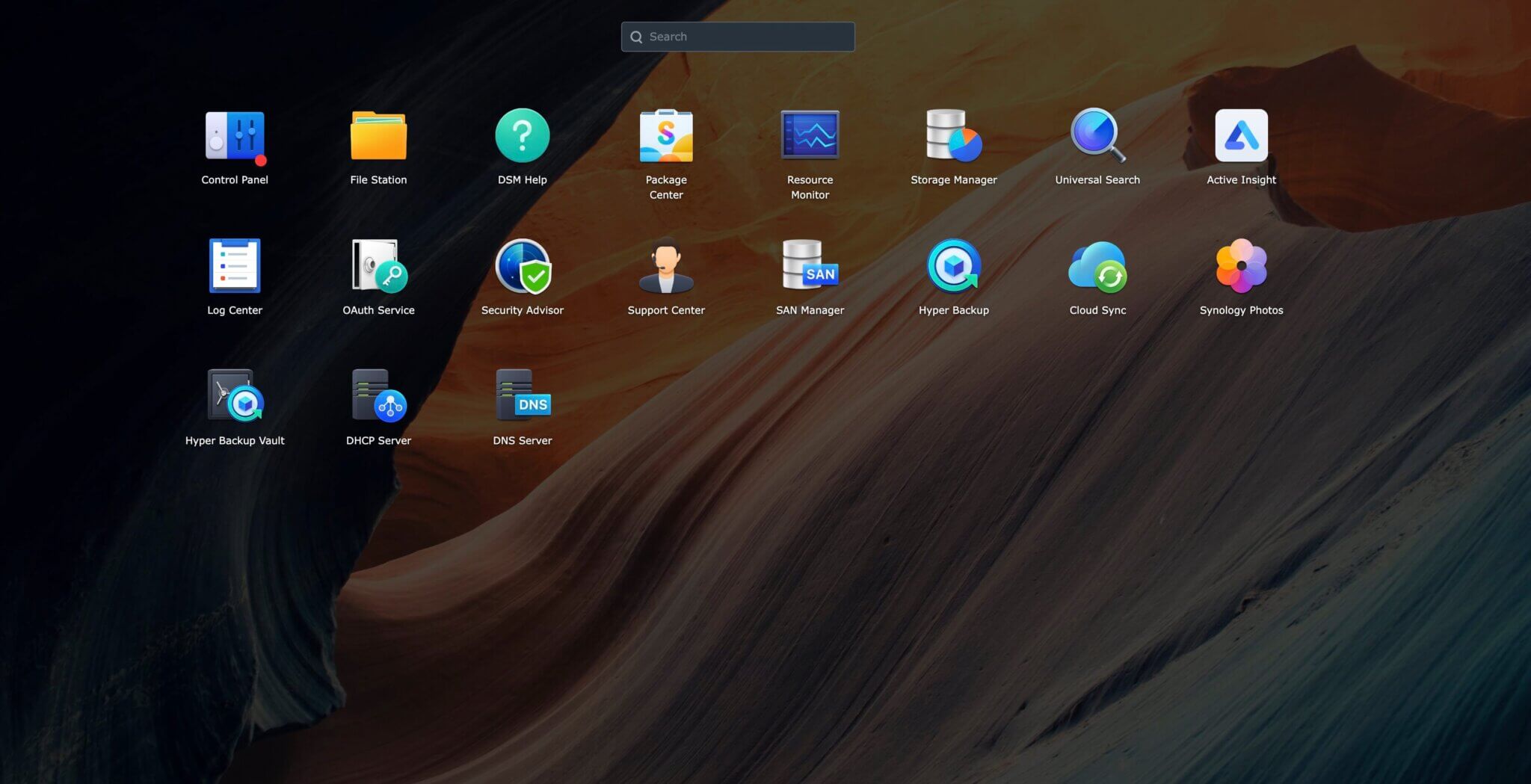 Synology Diskstation Manager